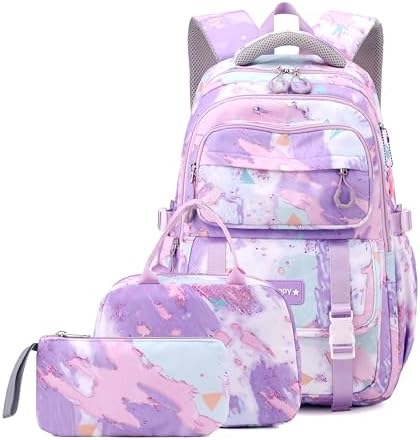 Backpack for Girls Kids Backpack Elementary School Backpack Boys Bookbag Schoolbag for Teen Boys - PuriLite