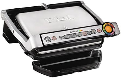 T-fal Optigrill, Electric Indoor Grill, 6 Auto Cooking Modes, Smart Sensor Techology, Nonstick removable plates, Stainless Steel Exterior, Panini Press, Precision Grilling - PuriLite