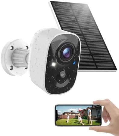 MaxiViz Wireless Camera Outdoor, Battery Powered Security Camera with 2K Color Night Vision, Outside Cameras with AI Motion Detection, 2-Way Talk, IP66 Weatherproof, SD/Cloud Storage, 2 Packs - PuriLite