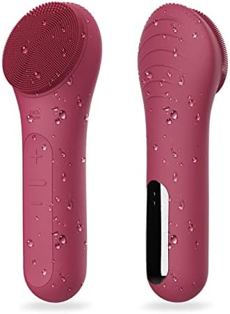 Några Coola Facial Cleansing Brush, Waterproof Electric Face Cleansing Brush Device for Deep Cleaning|Gentle Exfoliating|Massaging,Rechargeable Silicone Skin Wash Machine with Magnet Charger - PuriLite