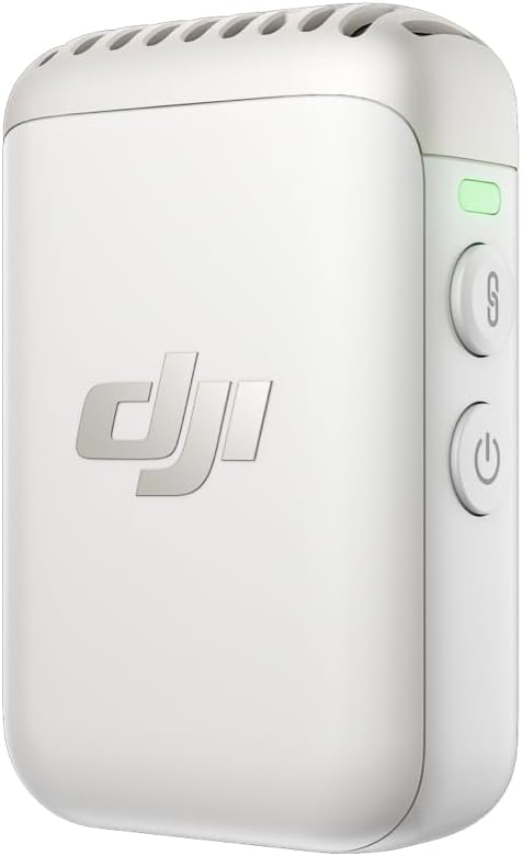 DJI Mic 2 (2 TX + 1 RX + Charging Case), Wireless Lavalier Microphone, Intelligent Noise Cancelling, 32-bit Float Internal Recording, 820 ft.(250m) Range, Microphone for iPhone, Android, Camera - PuriLite