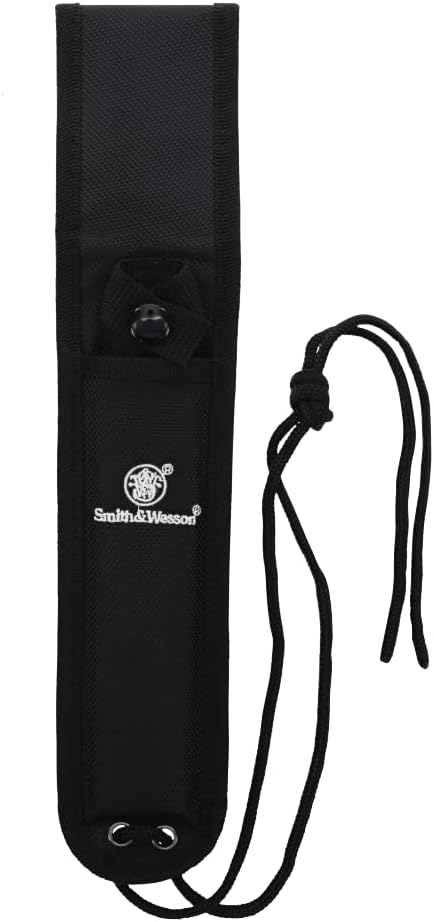 Smith & Wesson Search & Rescue CKSUR1 Clip Point Fixed Blade Knife Rubberized Aluminum Handle - PuriLite
