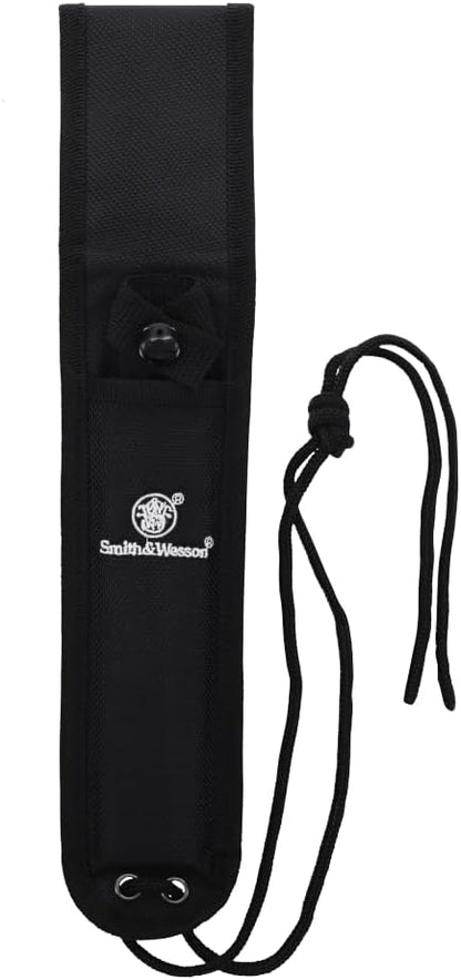 Smith & Wesson Search & Rescue CKSUR1 Clip Point Fixed Blade Knife Rubberized Aluminum Handle - PuriLite