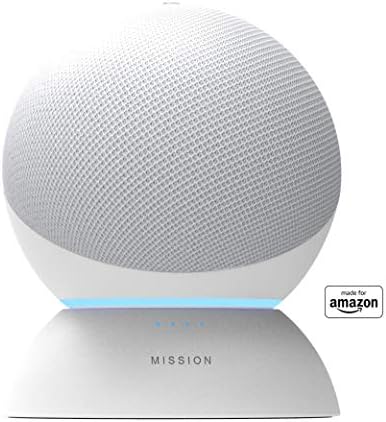Battery Base in Black, for Echo (4th generation). Not compatible with previous generations of Echo or Echo Dot (1st Gen, 2nd Gen, or 3rd Gen). - PuriLite