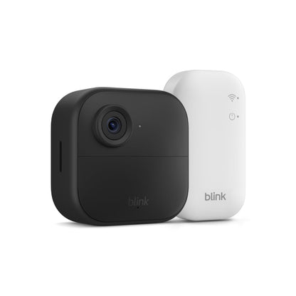 Blink Outdoor 4 (newest model) – Wireless smart security camera, two-year battery life, 1080p HD day and infrared night live view, two-way talk. Sync Module Core included – 1 camera system - PuriLite