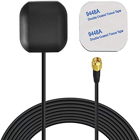 Bingfu Vehicle GPS Navigation Antenna Active GPS Antenna with Fakra C Right Angle Connector Compatible with Car Truck GPS Navigation Receiver System Factory DVD Stereo Head Unit - PuriLite
