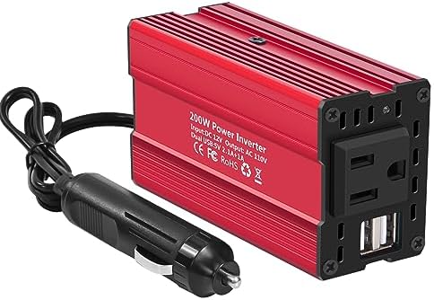SUNWHEEL 4000W Pure Sine Wave Inverter, 12V DC to 110V/120V AC Power Inverter for RV、Microwave、Off Grid、Truck、Refrigerator、Air Conditioner with 4 AC outlets and LCD Display - PuriLite