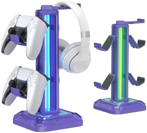 Purilite Select RGB Headphone &amp; Controller Stand - PuriLite