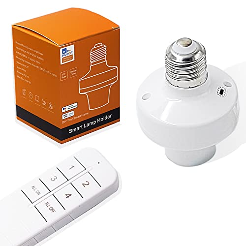 Purilite Select Smart WiFi Light Socket Kit – 4-Pack with Remote & App Control, Alexa & Google Compatible, Timer & Group Function - PuriLite