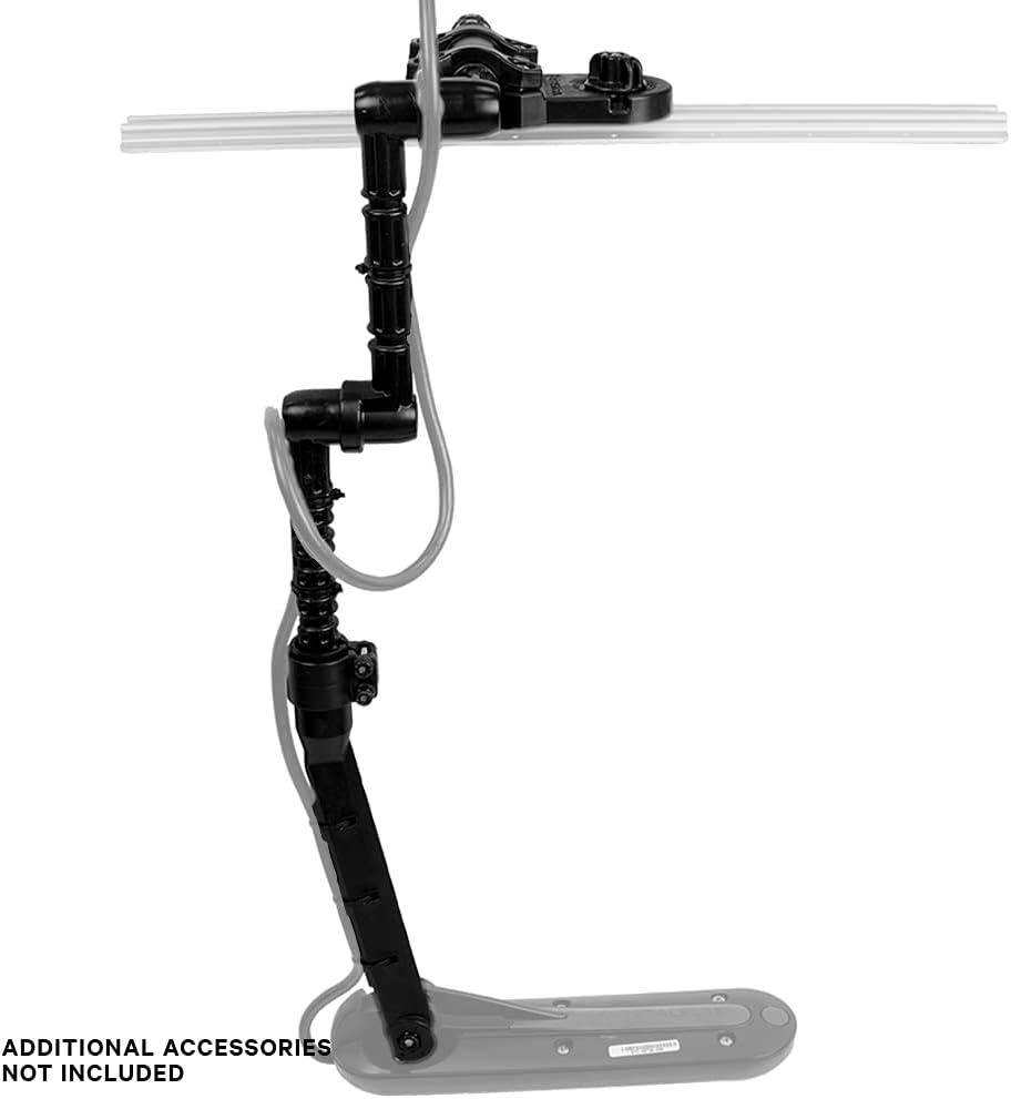 YakAttack Switchblade Transducer Mount | Track Mount Fish Finder Arm for Kayaks | 25.75" Adjustable Deployment Arm | Low Profile & Hydrodynamic | Built for Saltwater Use | Made in USA - PuriLite