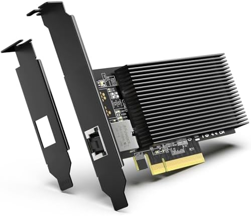 10G PCI-E Network Card with 10Gbps Dual RJ45 Ports, Intel X540-T2 Conrtoller, VIMIN 10Gb Ethernet Adapter Card Compatible with PCI Express X8, X16, Support Windows/Windows Server/Linux/VMware - PuriLite