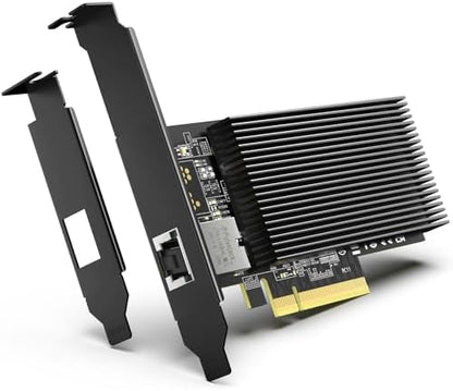 10G PCI-E Network Card with 10Gbps Dual RJ45 Ports, Intel X540-T2 Conrtoller, VIMIN 10Gb Ethernet Adapter Card Compatible with PCI Express X8, X16, Support Windows/Windows Server/Linux/VMware - PuriLite