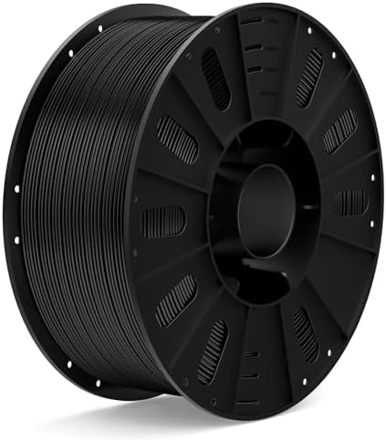 ELEGOO Rapid PETG Filament 1.75mm Black 1KG, 3D Printer Filament Max 600 mm/s High Speed Printing, Dimensional Accuracy +/- 0.02 mm Fit Most FDM Printer 1kg Cardboard Spool - PuriLite
