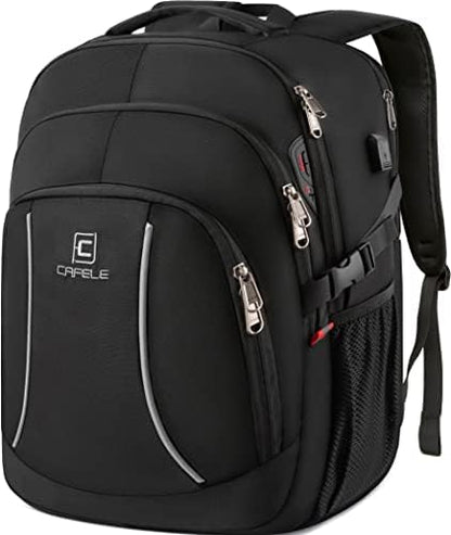 RFID Cafele Laptop Backpack Travel Computer Backpack College Bookbag School Backpack with USB Charging Port - PuriLite