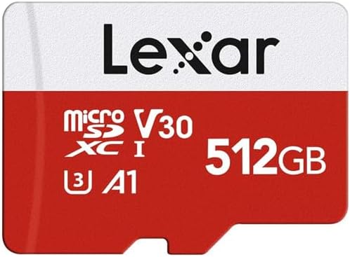 Lexar E-Series 128GB Micro SD Card 5 Pack, microSDXC UHS-I Flash Memory Card with Adapter, 100MB/s, C10, U3, A1, V30, Full HD, 4K UHD, High Speed TF Card - PuriLite