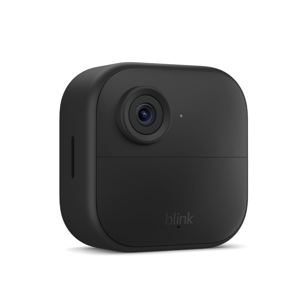 Blink Outdoor 4 (newest model) – Wireless smart security camera, two-year battery life, 1080p HD day and infrared night live view, two-way talk. Sync Module Core included – 1 camera system - PuriLite