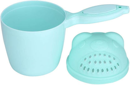 Baby Bath Rinse Cup, Detachable Baby Shampoo Rinser Kid Wash Hair Bathing Flusher for Baby Tub(Green) - PuriLite