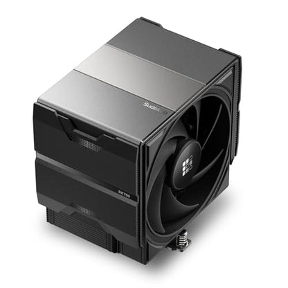 Sudokoo SK700 White AM5 CPU Cooler : 7 Heatpipes CPU Air Cooler for AM5 Exclusive - Single Tower PC Cooling with 120mm FDB PWM Quiet Fan & L-Rail Lock Mount - PuriLite