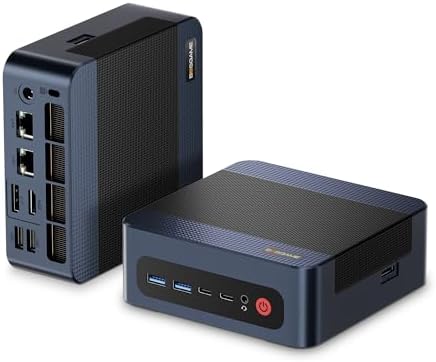 BOSGAME M4 Mini PC Oculink, AMD Ryzen 7 8745HS 32GB DDR5 RAM 1TB PCIe4.0 SSD,Radeon 780M Quad Displays,USB4,Dual LAN 2.5GbE LAN Micro Desktop Computer - PuriLite