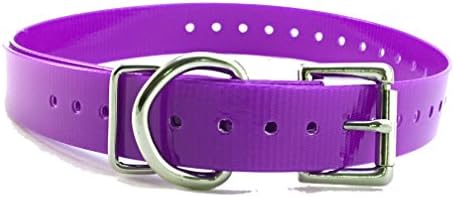 Sparky Pet Co - Purple, Roller Buckle 3/4" Replacement Collar - Compatible with Garmin, Delta, Dogtra, SportDOG, E Collar, Tri Tronics, Educator Style Compatible Systems, E Collar Systems - PuriLite