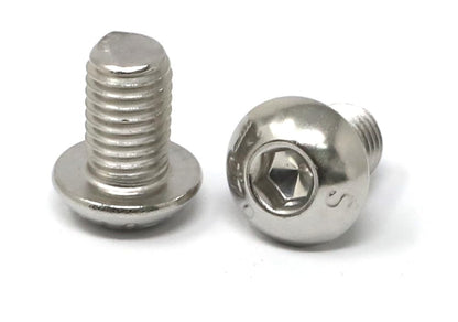 iexcell 50 Pcs M6 x 20mm Thread Pitch 1 mm Stainless Steel 304 Hex Socket Button Head Cap Screws Bolts Kit - PuriLite