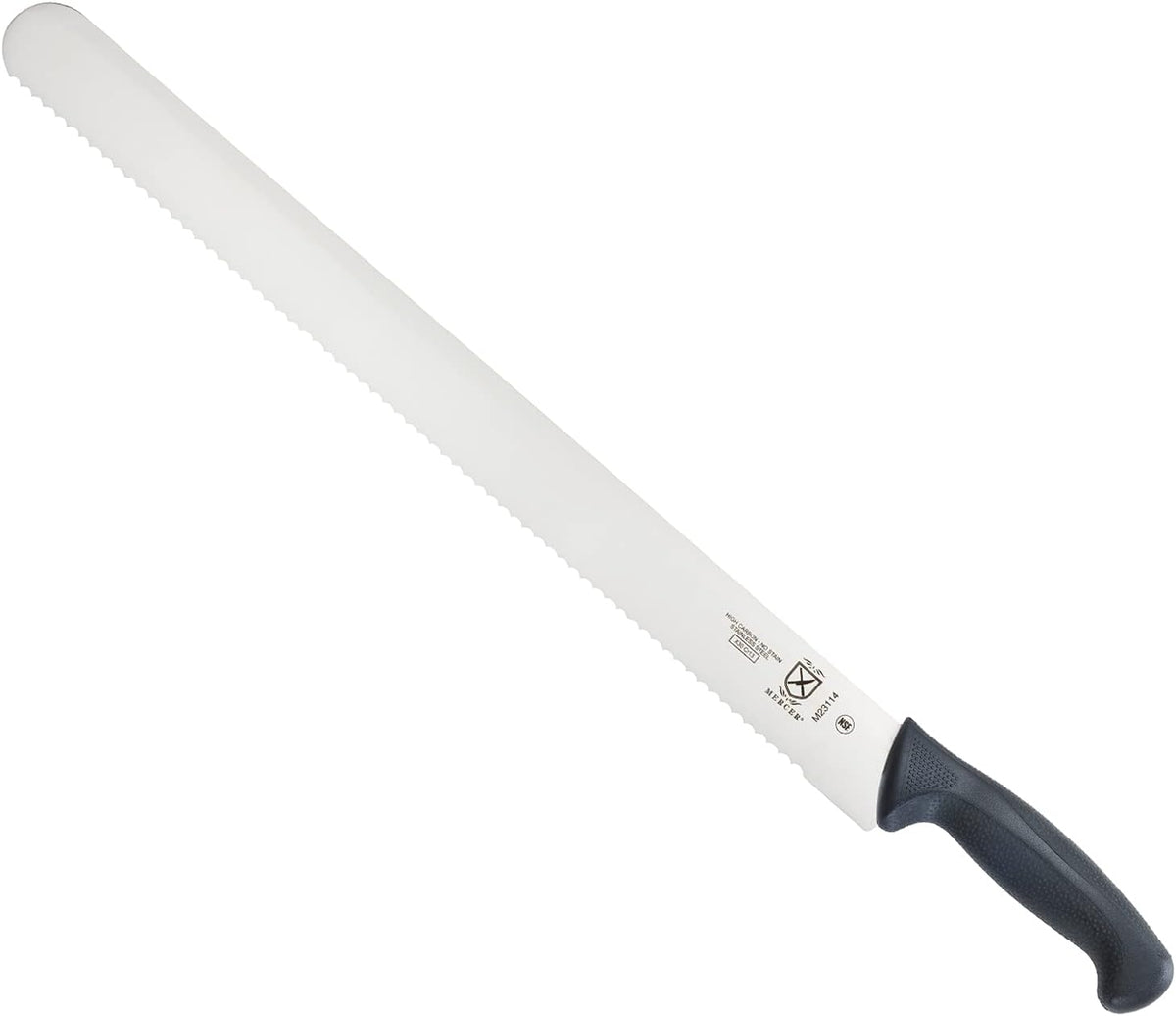 Mercer Culinary M23860 Millennia Black Handle, 8.5-Inch Narrow, Fillet Knife - PuriLite