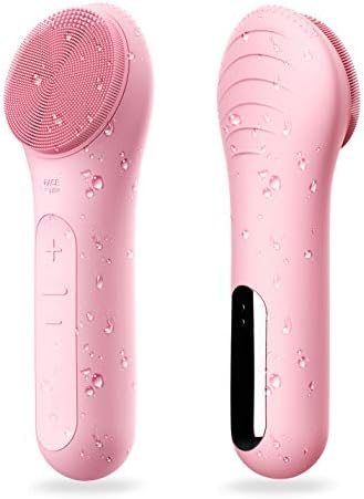 Några Coola Facial Cleansing Brush, Waterproof Electric Face Cleansing Brush Device for Deep Cleaning|Gentle Exfoliating|Massaging,Rechargeable Silicone Skin Wash Machine with Magnet Charger - PuriLite