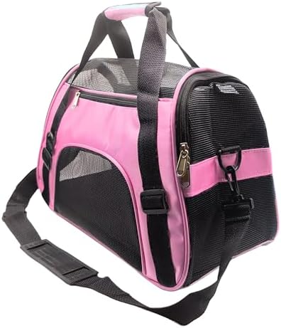 Dotala Cat Carrier,Collapsible Soft-Sided Pet Travel Carrier,Airline Approved Small Dog Cat Carrier for Small Puppy and Cats (Blue) - PuriLite