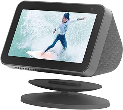 Sintron Smart Display Stand for Show 5 & Show 8 (1st Gen & 2nd Gen) - Adjustable Magnetic Stand Mount with 360 Degree Rotation, Tilt Function and Anti-Slip Base, Compatible with iPhone Models (Black) - PuriLite