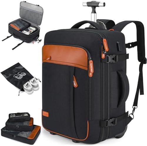 Lumesner Carry on Backpack, Extra Large 40L Flight Approved Travel Backpack for Men & Women - PuriLite
