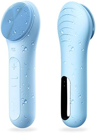 Några Coola Facial Cleansing Brush, Waterproof Electric Face Cleansing Brush Device for Deep Cleaning|Gentle Exfoliating|Massaging,Rechargeable Silicone Skin Wash Machine with Magnet Charger - PuriLite