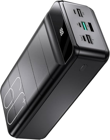 PowerBank 60000mAh Fast Charging,Battery Pack 22.5W Power Bank with USB C, Portable Charger,4 Outputs and 3 Inputs LED Display Compatible with Android Tablets iPhone etc. - PuriLite