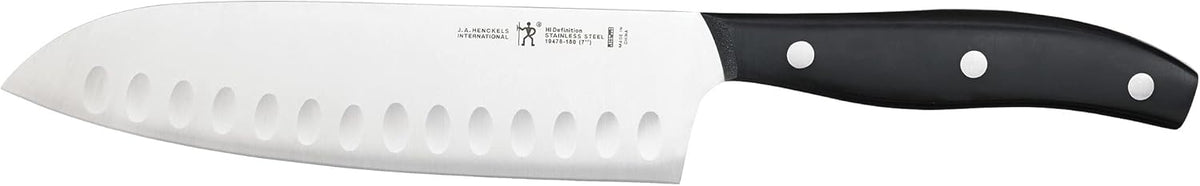 HENCKELS Definition 14 Piece Kitchen Knife Block Set- Professional Cutlery Set, Self Sharpening Knife Block for Chopping, Slicing, Dicing & Cutting - PuriLite