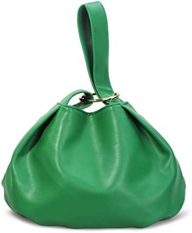 Women's Clutch Soft Vegan Leather Hobo Top Handle Bag Small Tote Purse - PuriLite