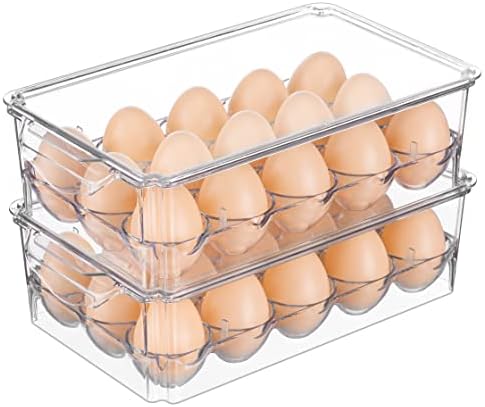 Pure Future 50-Piece Large Airtight Food Storage Containers with Lids, BPA-Free Stackable & Microwave Safe Kitchen Set for Meal Prep, Freezer Use - 25 Containers & Lids, Leakproof Design - PuriLite