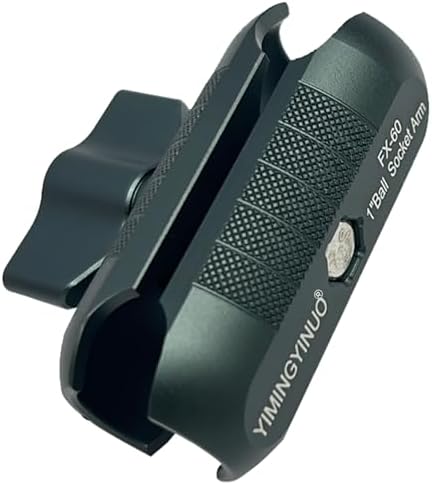 YIMINGYINUO Double Socket Arm Compatible with RAM Mounts B Size 1" Ball Components for Bike/Motorcycle/ATV Phone Mount, Emeralds (Short Arm) - PuriLite