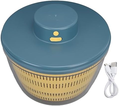 Vegetable Washing Machine Kneading Bowl, Multifunctional Spinner Dryer Vegetable Dryer Salad Mixer Salad Spinner Lettuce Dryer for Home Kitchen (Gray) - PuriLite