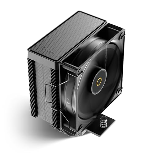Gamma A40 ARGB BK CPU Cooler,100mm PWM Fan,133mm Height Single Tower Computer Compact CPU Air Cooler,4 Copper Direct Contact Heat Pipes,for Intel LGA 115X/1200/1700/1851 &AMD AM4/AM5 - PuriLite