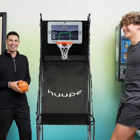 Huupe Arcade and Mini Classic Smart Basketball Hoop Bundle