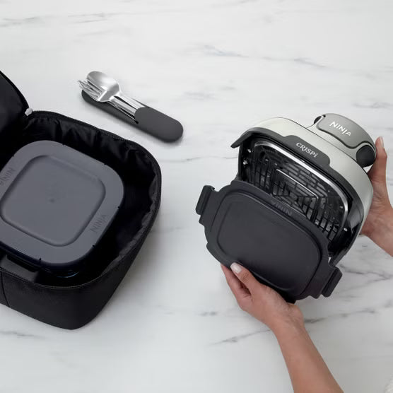 Ninja Crispi 5-in-1 Portable Glass Air Fryer System | 3 Containers