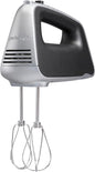 Proctor-silex Hand Mixer, 5 Speeds Plus Boost, 1.3 Amp Dc Motor, Black and Silver, 62501 - PuriLite