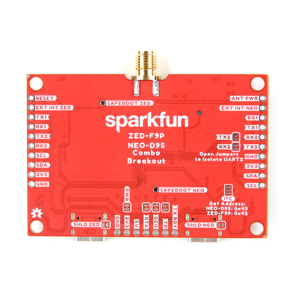 SparkFun GNSS Combo Breakout - ZED-F9P, NEO-D9S (Qwiic) - PuriLite