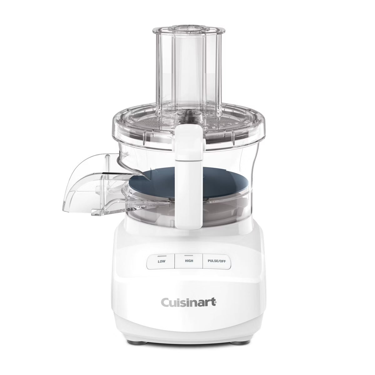 Cuisinart 9 Cups 350W Core Food Processor White FP-9CF: Continuous Feed, Reversible Disc, Dishwasher-Safe Parts - PuriLite