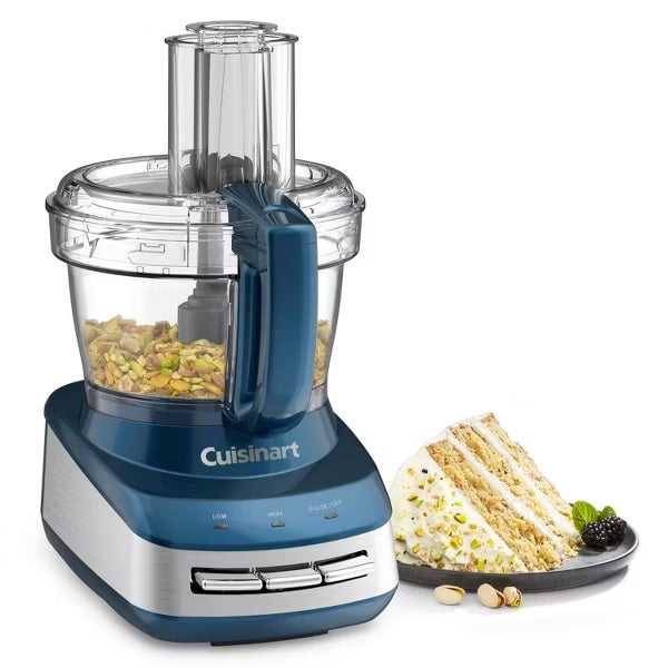 Cuisinart Core Custom 10-Cup Food Processor - Marine Blue - FP-110MB: 2-Speed, Stainless Steel Blades, Safety Lock - PuriLite