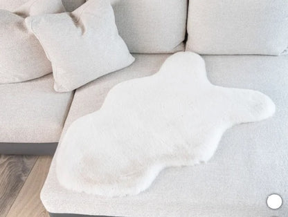 Mon Château Single Faux Fur Rug - PuriLite