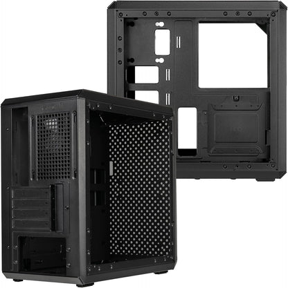 Cooler Master Q300L V2 Micro-ATX Tower, Magnetic Patterned Dust Filter, USB 3.2 Gen 2x2 (20GB), Tempered Glass, CPU Coolers Max 159mm, GPU Max 360mm, Fully Ventilated Airflow (Q300LV2-KGNN-S00) - PuriLite