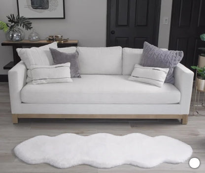 Mon Chateau Twin Faux Fur Rug - PuriLite
