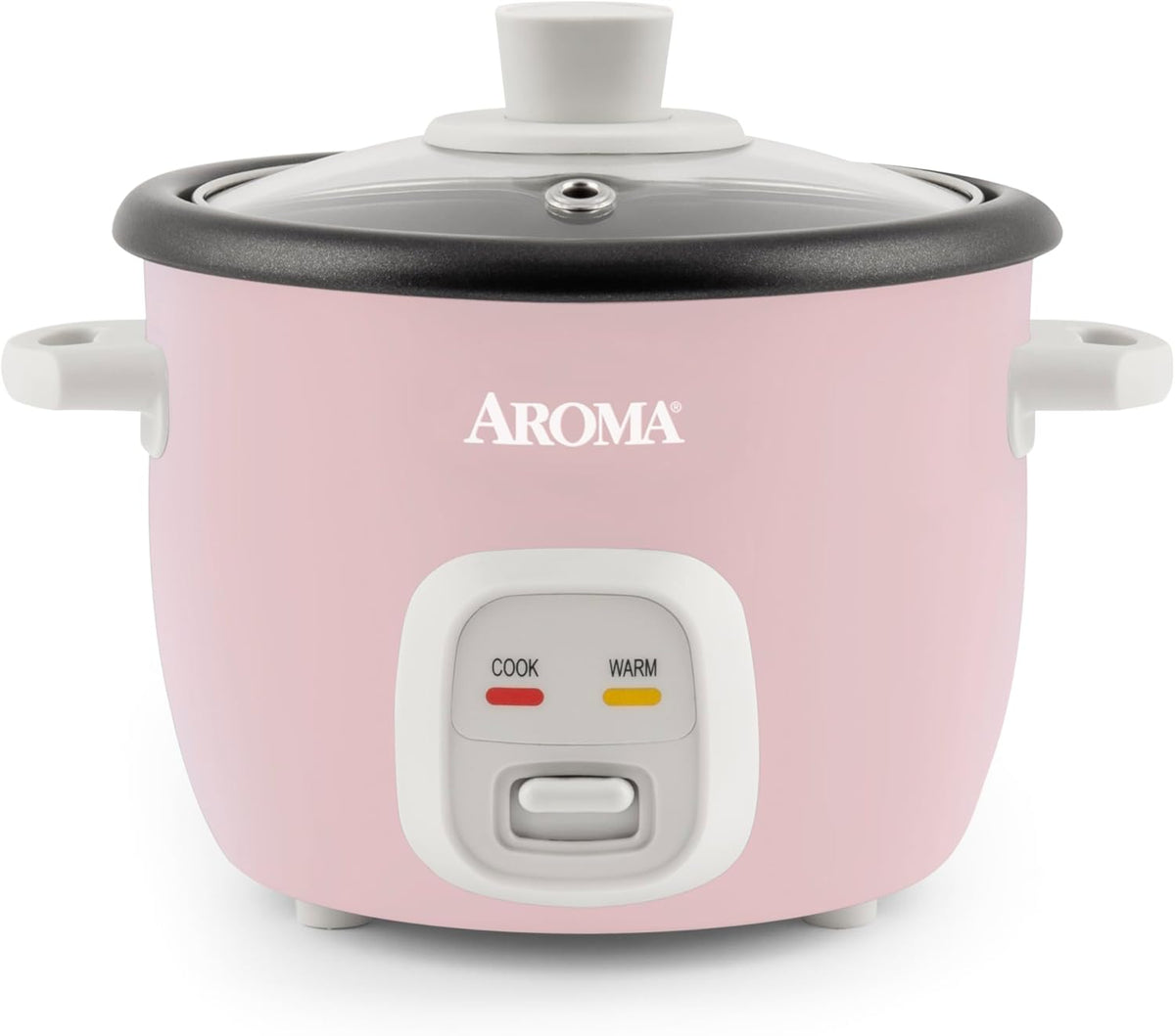 Aroma Housewares 4-Cups (Cooked) / 1Qt. Rice & Grain Cooker (ARC-302NGP), Pink - PuriLite
