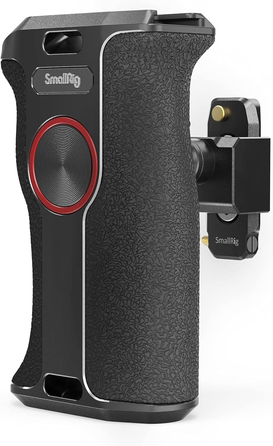SmallRig Push-Button Rotating NATO Handle, Quick Release Handgrip for DLSR Camera Cage Kit, w/Built-in NATO Rail, Left Side - 3260 - PuriLite