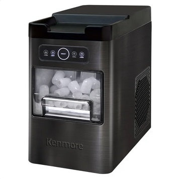 Kenmore Front-Load Portable Ice Maker, 11.8 kg (26 lbs.), Stainless Steel - PuriLite